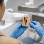 어금니 치료 여정 안내 심볼